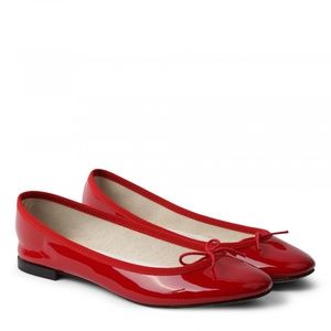 Repetto patent red cendrillon ballet flats